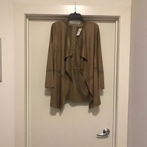 Lightweight beige cardigan jacket